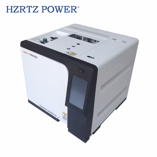 Instrument d'analyse de chromatographie de gaz de pétrole de transformateur de laboratoire