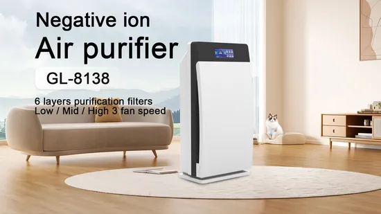 Stérilisateur UV ionique d'épurateur d'air d'ozone de HEPA de rendement élevé